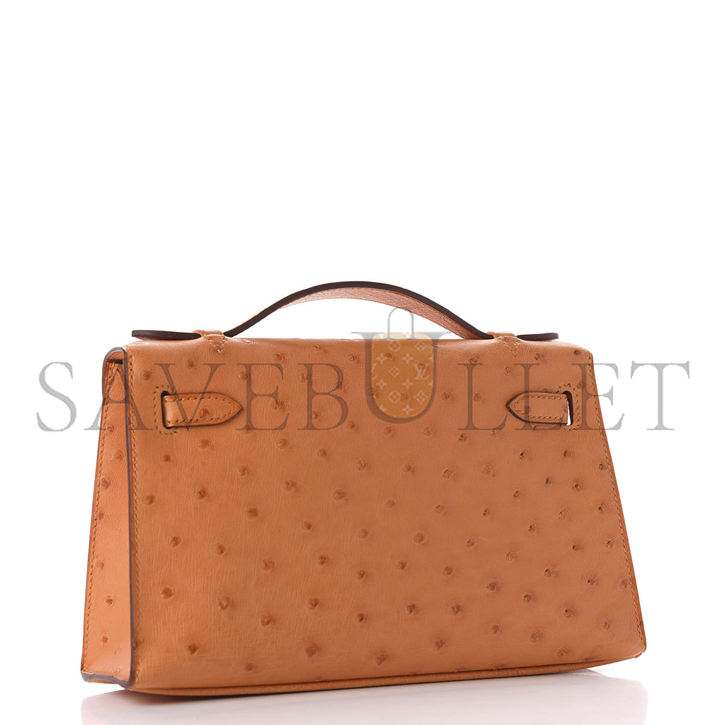 h**mes master kelly pochette G01den brown (22*14*7cm)